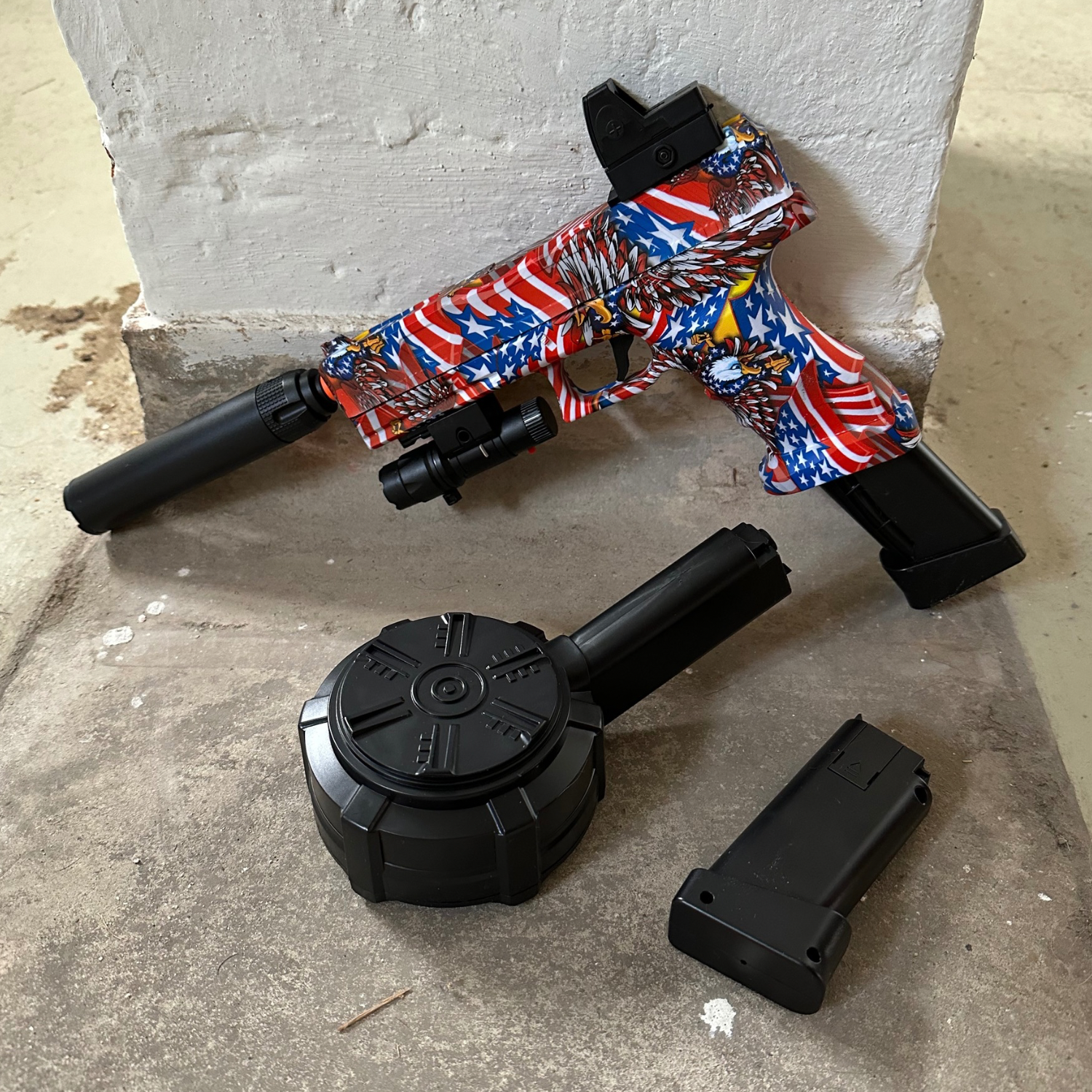 Glock - Elektrisk Gelblaster Pistol (Medfølger 3 magasiner)